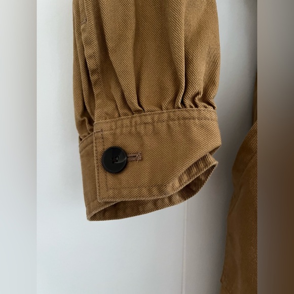 Free Assembly Womens Long Sleeve Belted Utility Mini Dress Tan Size Large - Picture 6 of 13